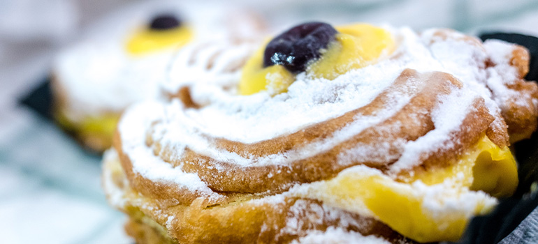 Zepole pastry